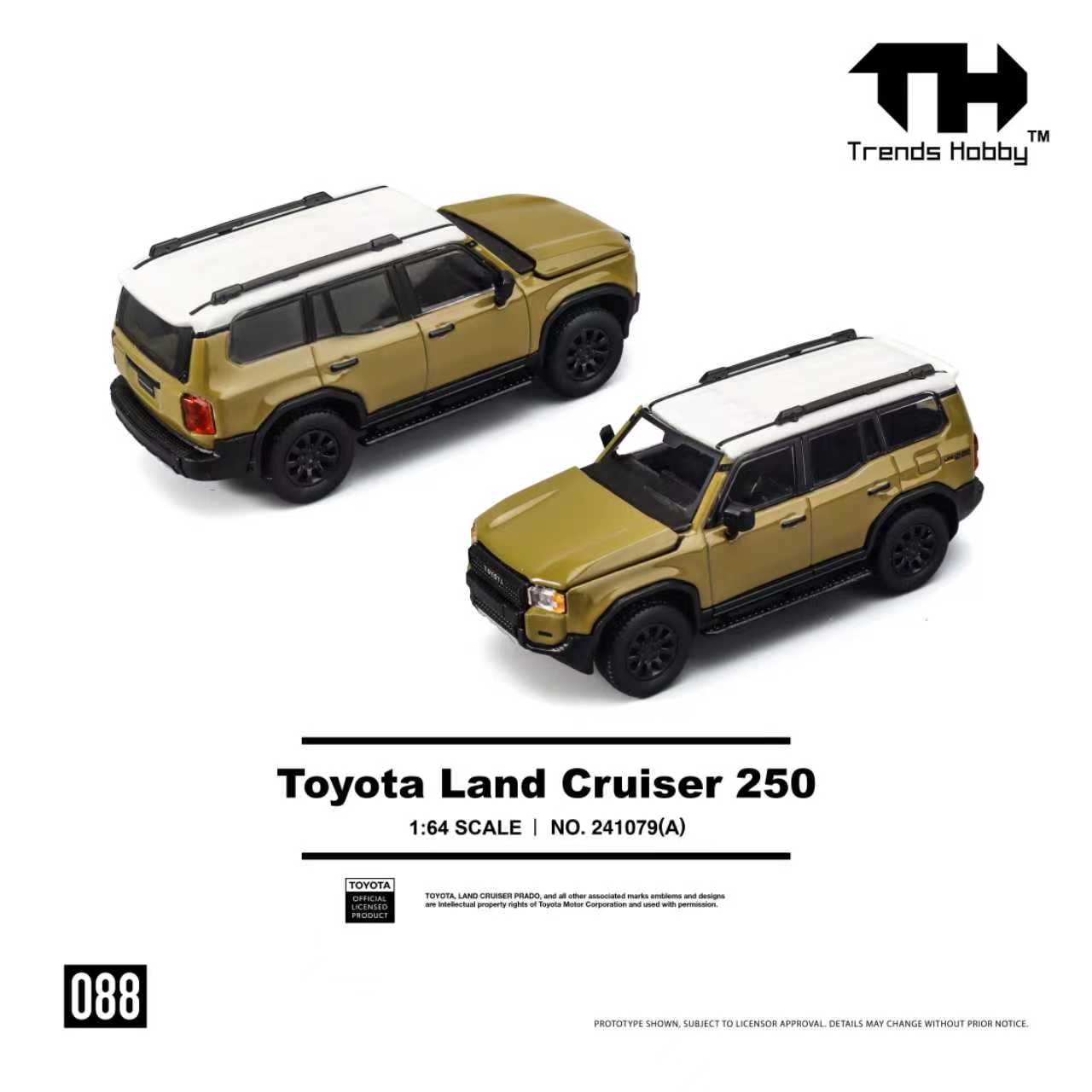 ETA: Apr 2026 ] Trend Hobby 1/64 Toyota Land Cruiser Mk5 250