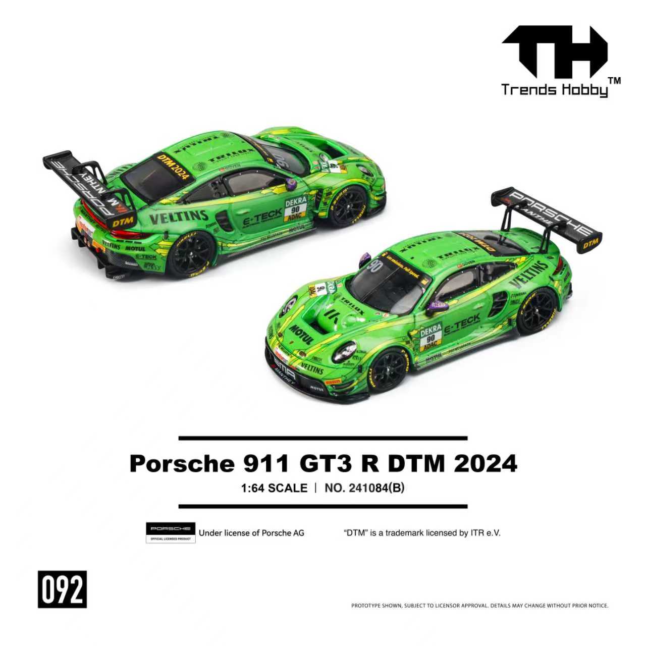 [ETA:  Apr 2026 ] Trend Hobby 1/64 Porsche 911 (992) GT3 R DTM 2024