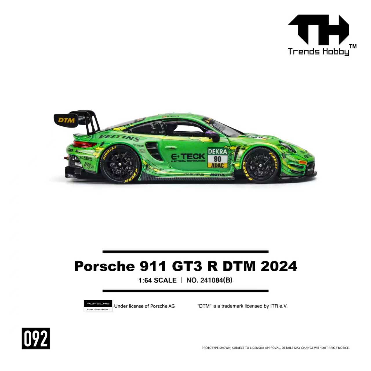 [ETA:  Apr 2026 ] Trend Hobby 1/64 Porsche 911 (992) GT3 R DTM 2024