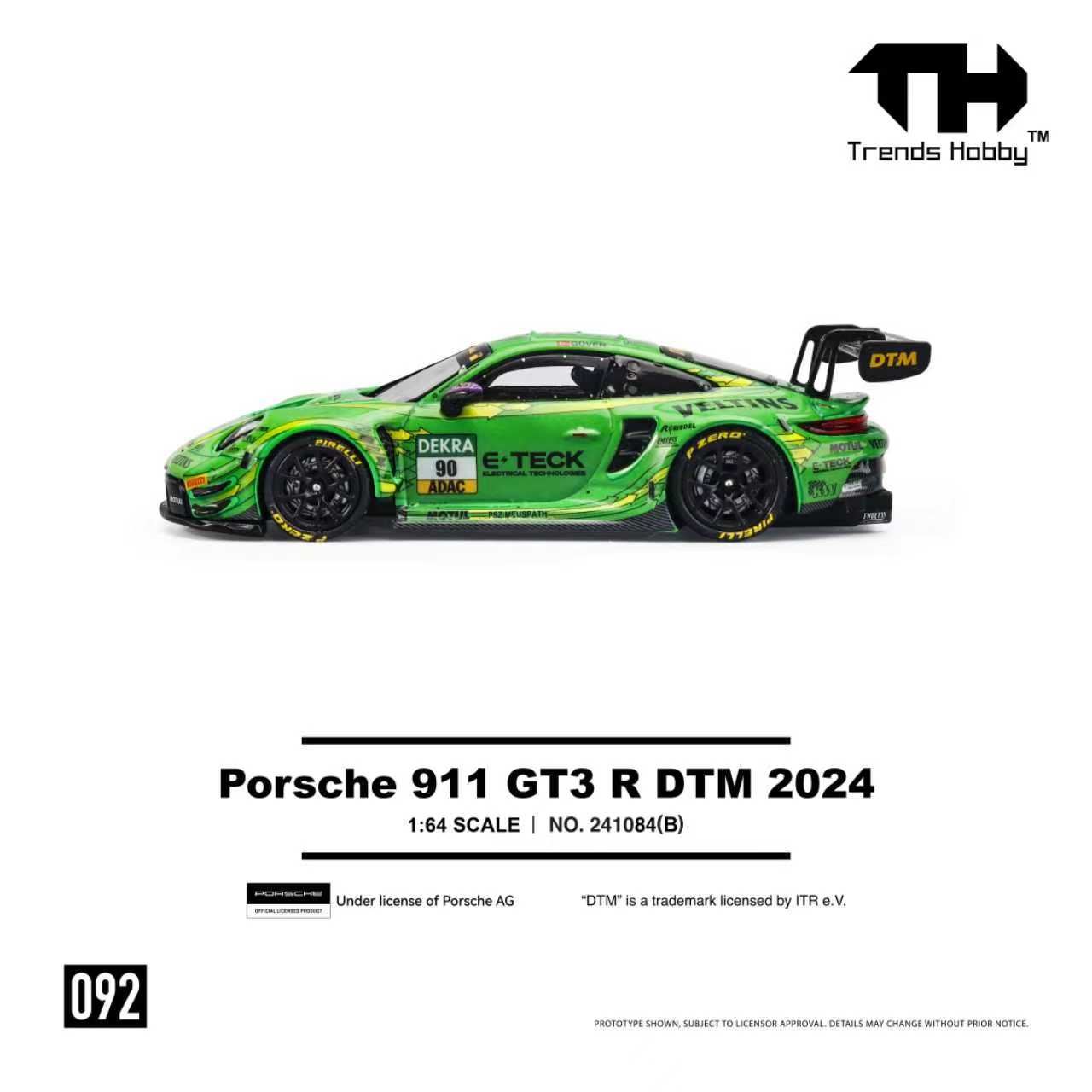 [ETA:  Apr 2026 ] Trend Hobby 1/64 Porsche 911 (992) GT3 R DTM 2024