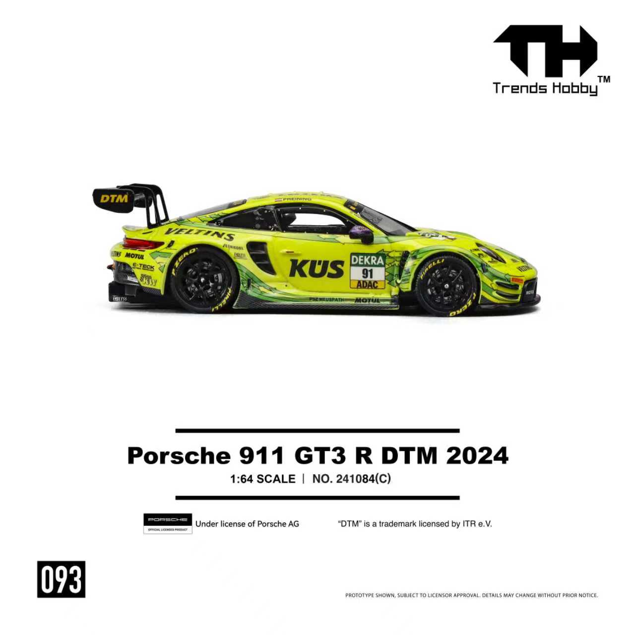 [ETA:  Apr 2026 ] Trend Hobby 1/64 Porsche 911 (992) GT3 R DTM 2024