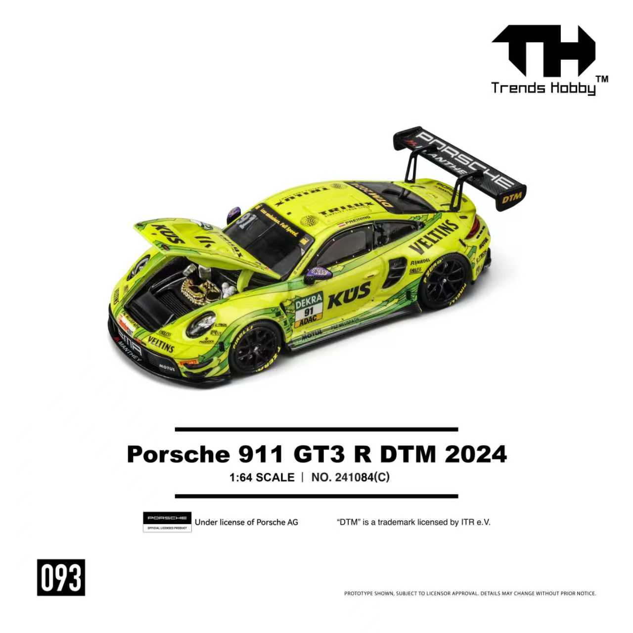 [ETA:  Apr 2026 ] Trend Hobby 1/64 Porsche 911 (992) GT3 R DTM 2024
