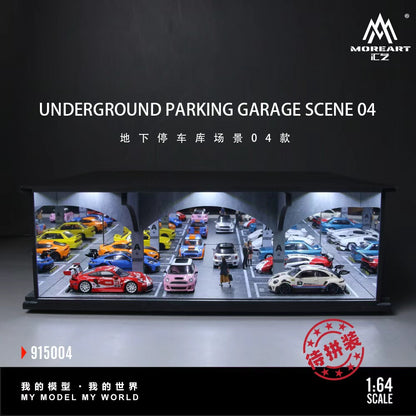 [ETA:  May 2026 ] MoreArt 1/64 ABS Underground 04 Parking Lot (MO915004)Size: 30 x 30 x 10.5cm