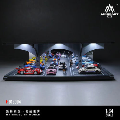 [ETA:  May 2026 ] MoreArt 1/64 ABS Underground 04 Parking Lot (MO915004)Size: 30 x 30 x 10.5cm