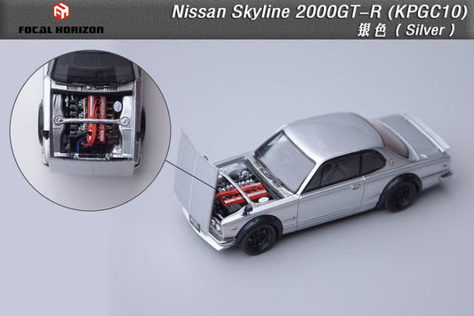 [ETA:  May 2026 ] Focal Horizon 1/64 Skyline 2000GT-R KPGC10 Silver