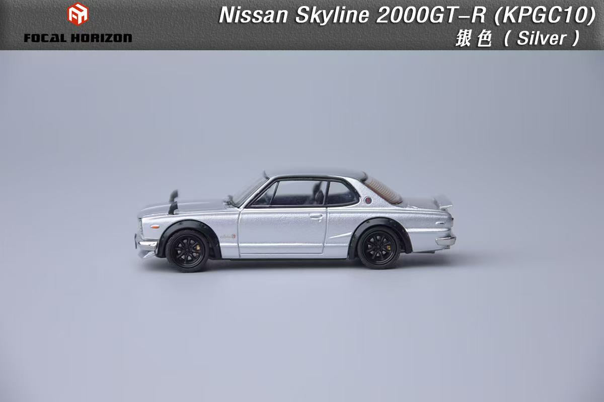 [ETA:  May 2026 ] Focal Horizon 1/64 Skyline 2000GT-R KPGC10 Silver