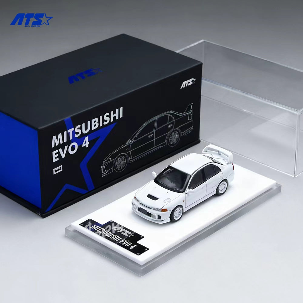 [ETA:  Apr 2026 ] ATS 1/64 Mitsubishi Evolution IV  White
