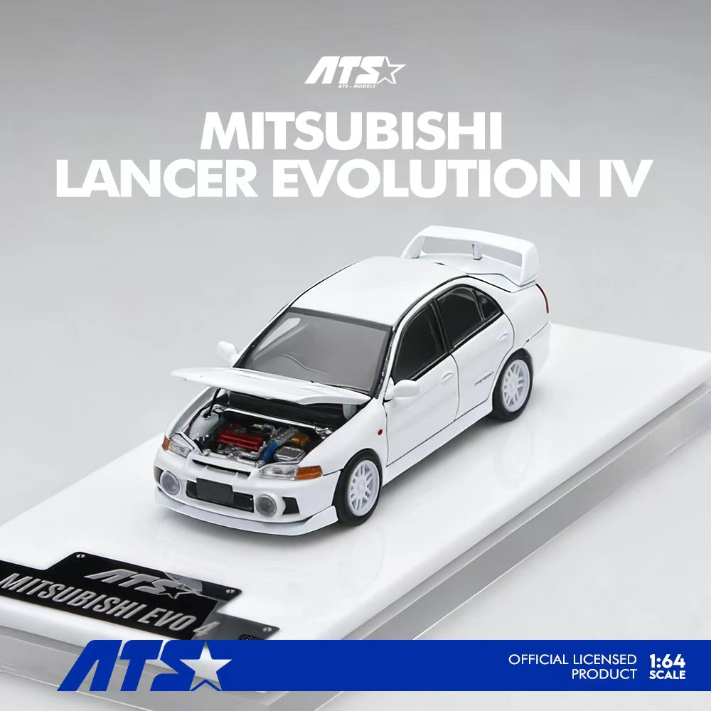 [ETA:  Apr 2026 ] ATS 1/64 Mitsubishi Evolution IV  White