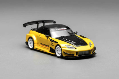 [ETA:  Jul 2026 ] Motorhelix 1/64 Honda  S2000 J's Racing - New Indy Pearl Yellow