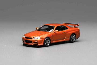 [ETA:  Jul 2026 ] Motorhelix 1/10 Nissan  Skyline GT-R R34 V-SPEC-II  Ver. Metallic Orange