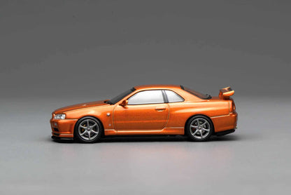 [ETA:  Jul 2026 ] Motorhelix 1/10 Nissan  Skyline GT-R R34 V-SPEC-II  Ver. Metallic Orange
