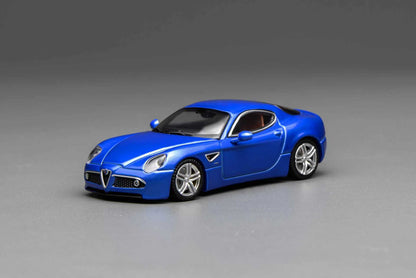 [ETA:  Jul 2026 ] Motorhelix 1/64 Alfa Romeo 8C Competizione 2008 - Metallic Blue