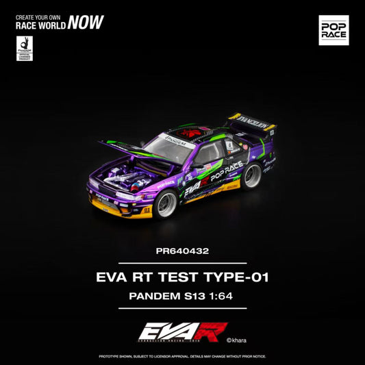 [ETA:  Aug 2026 ] Pop Race 1/64 S13 Silvia Pandem Rocket Bunny Purple EVA