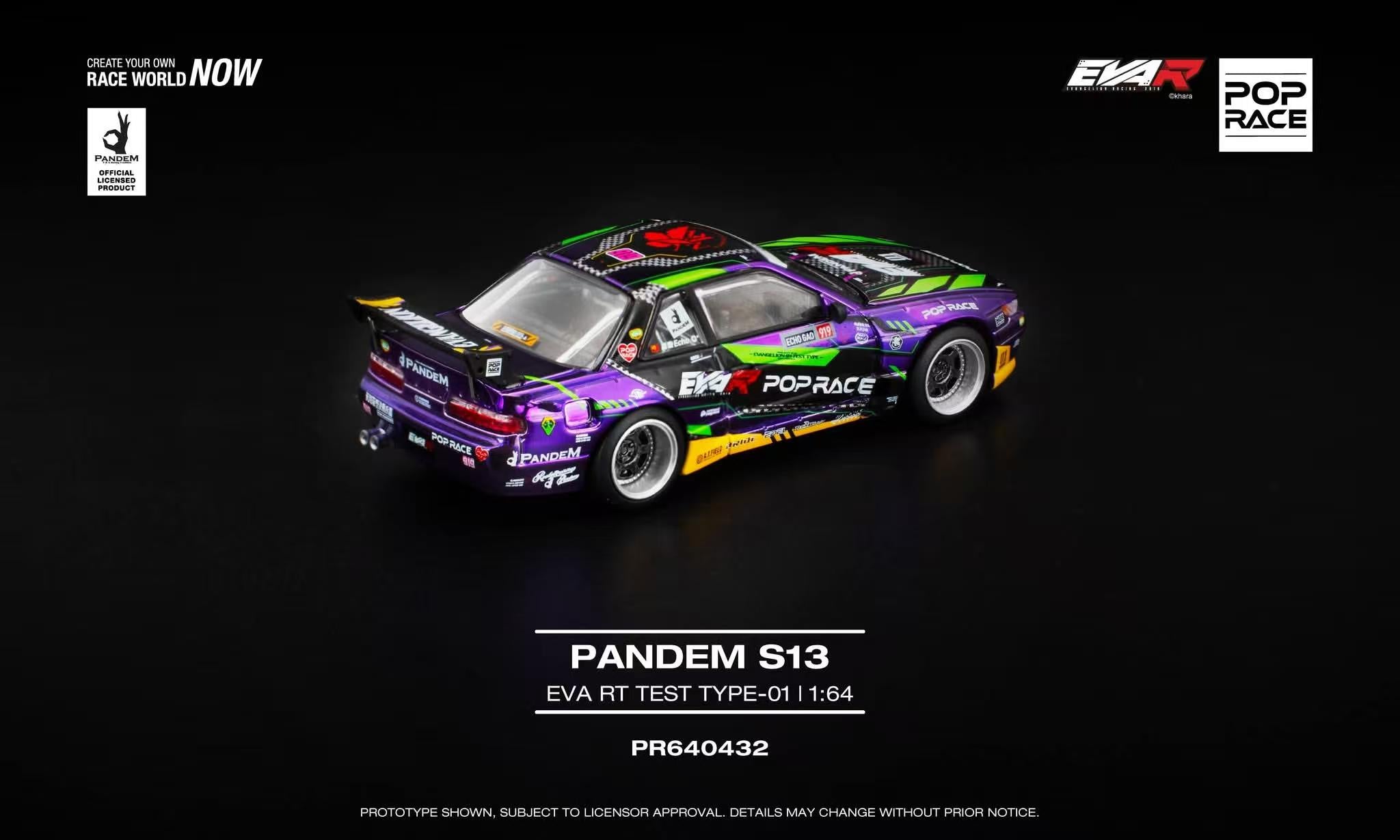 ETA: Aug 2026 ] Pop Race 1/64 S13 Silvia Pandem Rocket Bunny