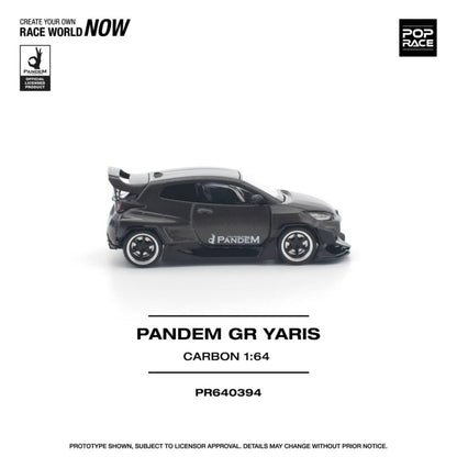 [ETA:  Aug 2026 ] Pop Race 1/64 GR Yaris Pandem Rocket Bunny Modified Carbon Edition