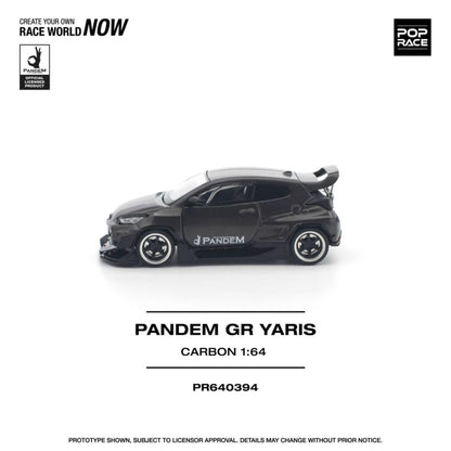 [ETA:  Aug 2026 ] Pop Race 1/64 GR Yaris Pandem Rocket Bunny Modified Carbon Edition