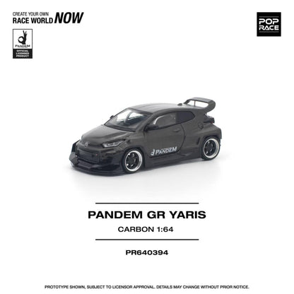 [ETA:  Aug 2026 ] Pop Race 1/64 GR Yaris Pandem Rocket Bunny Modified Carbon Edition