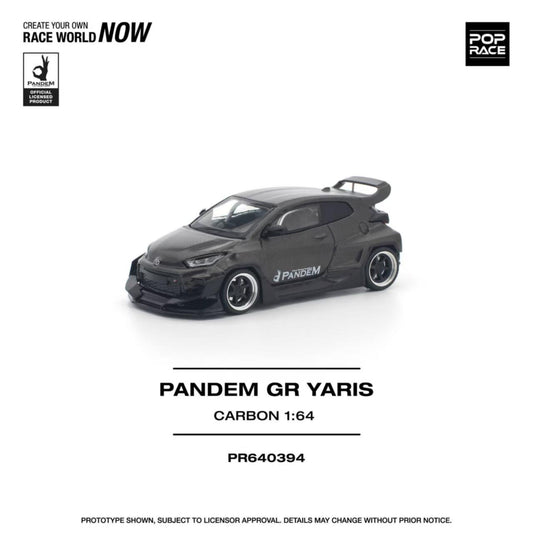 [ETA:  Aug 2026 ] Pop Race 1/64 GR Yaris Pandem Rocket Bunny Modified Carbon Edition
