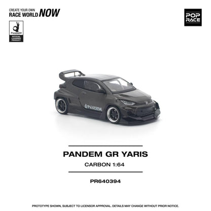 [ETA:  Aug 2026 ] Pop Race 1/64 GR Yaris Pandem Rocket Bunny Modified Carbon Edition