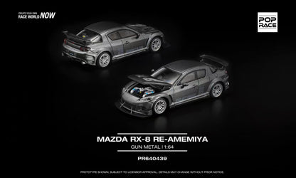 [ETA:  Aug 2026 ] Pop Race 1/64 RX-8 Amemiya Modified Gun Metal