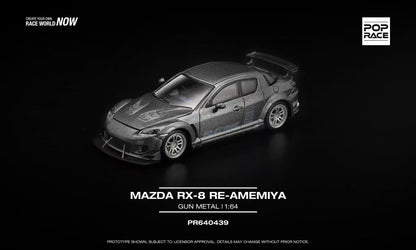 [ETA:  Aug 2026 ] Pop Race 1/64 RX-8 Amemiya Modified Gun Metal