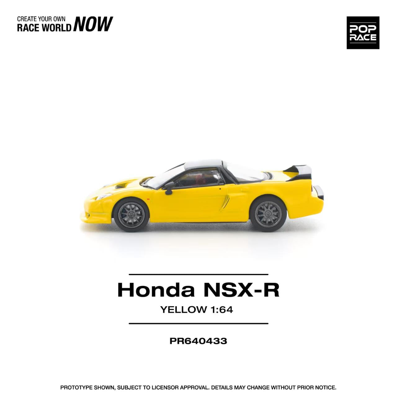 [ETA:  Aug 2026 ] Pop Race 1/64 NSX-R Yellow