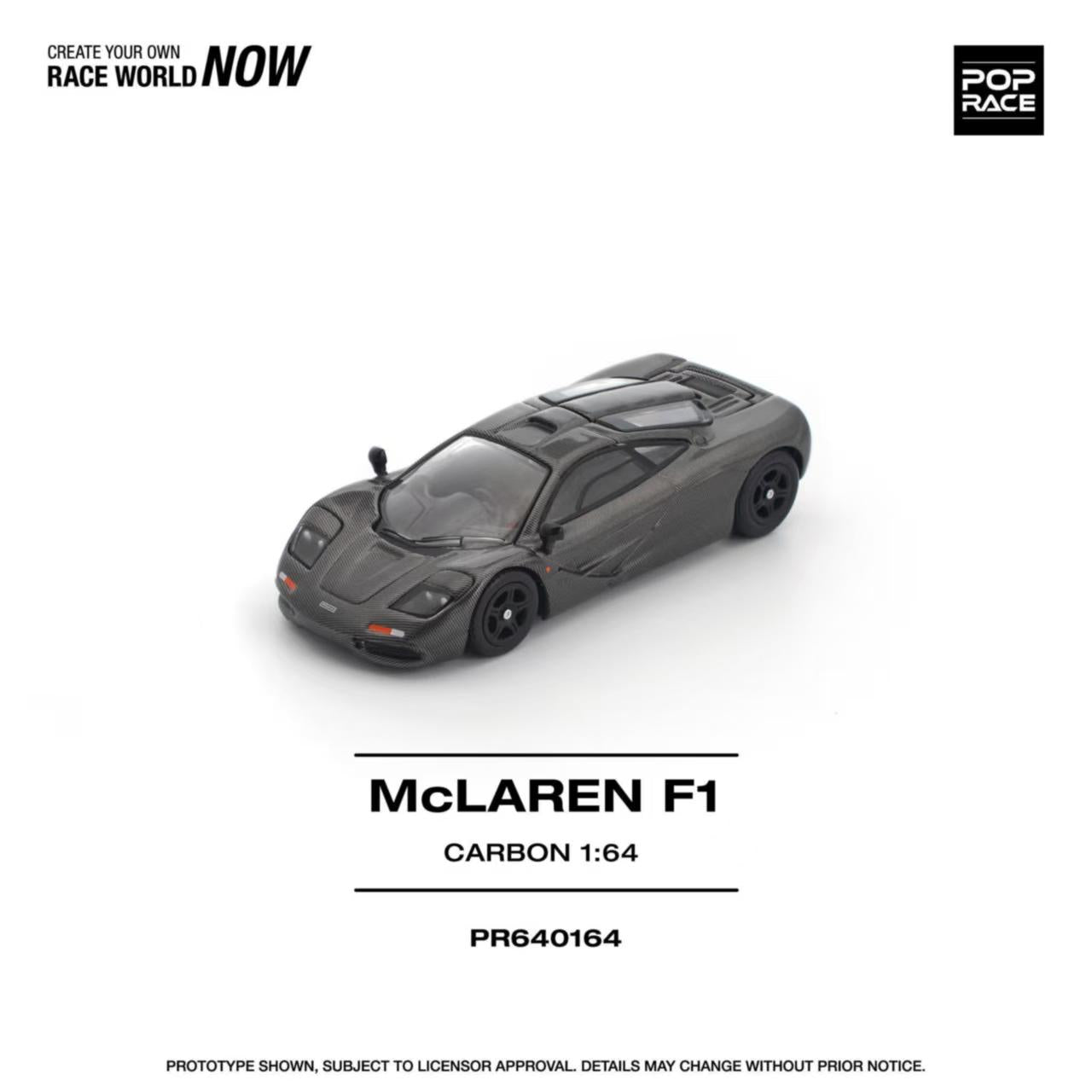 [ETA:  Aug 2026 ] Pop Race 1/64 McLaren F1 Carbon Edition
