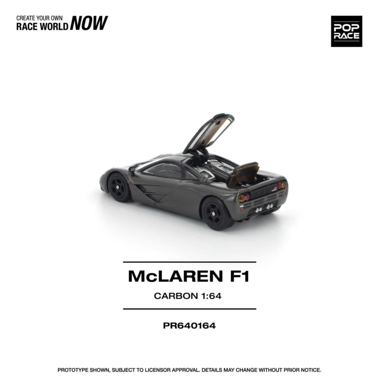 [ETA:  Aug 2026 ] Pop Race 1/64 McLaren F1 Carbon Edition