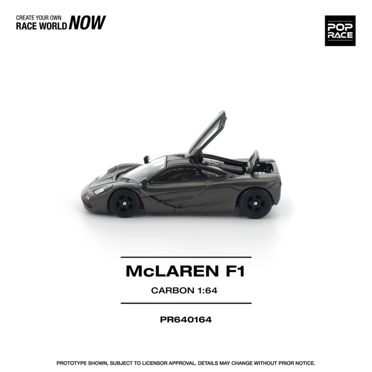 [ETA:  Aug 2026 ] Pop Race 1/64 McLaren F1 Carbon Edition