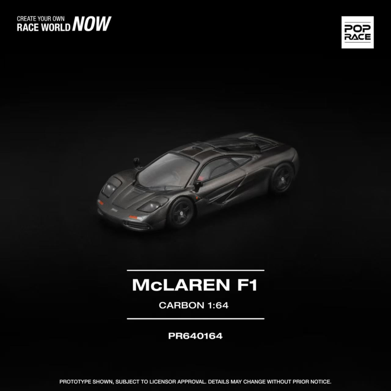 [ETA:  Aug 2026 ] Pop Race 1/64 McLaren F1 Carbon Edition