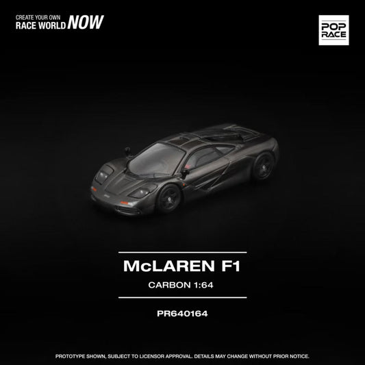 [ETA:  Aug 2026 ] Pop Race 1/64 McLaren F1 Carbon Edition