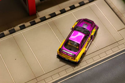 [ETA:  Jun 2026 ] Street Weapon 1/64 Skyline GT-R R34 LB Super Silhouette ER34 - Chrome Purple Lightning 23#