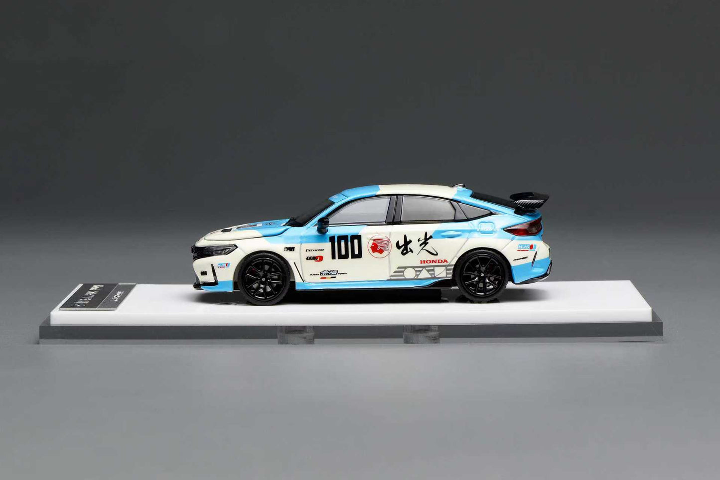 [ETA:  Apr 2026 ] Motorhelix 1/64 Honda Civic Type-R FL5 Blue Idemitsu Motion Livery