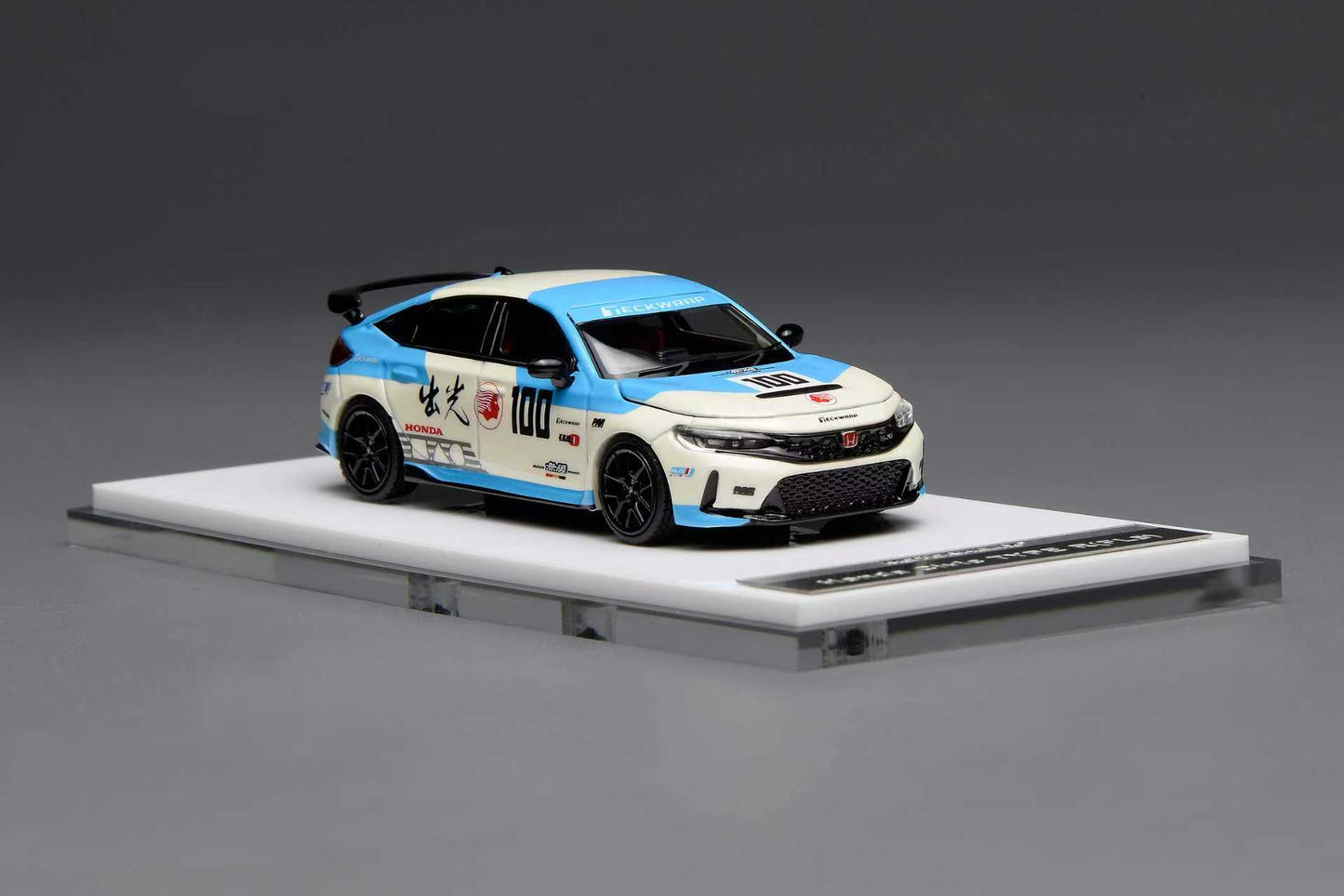 [ETA:  Apr 2026 ] Motorhelix 1/64 Honda Civic Type-R FL5 Blue Idemitsu Motion Livery