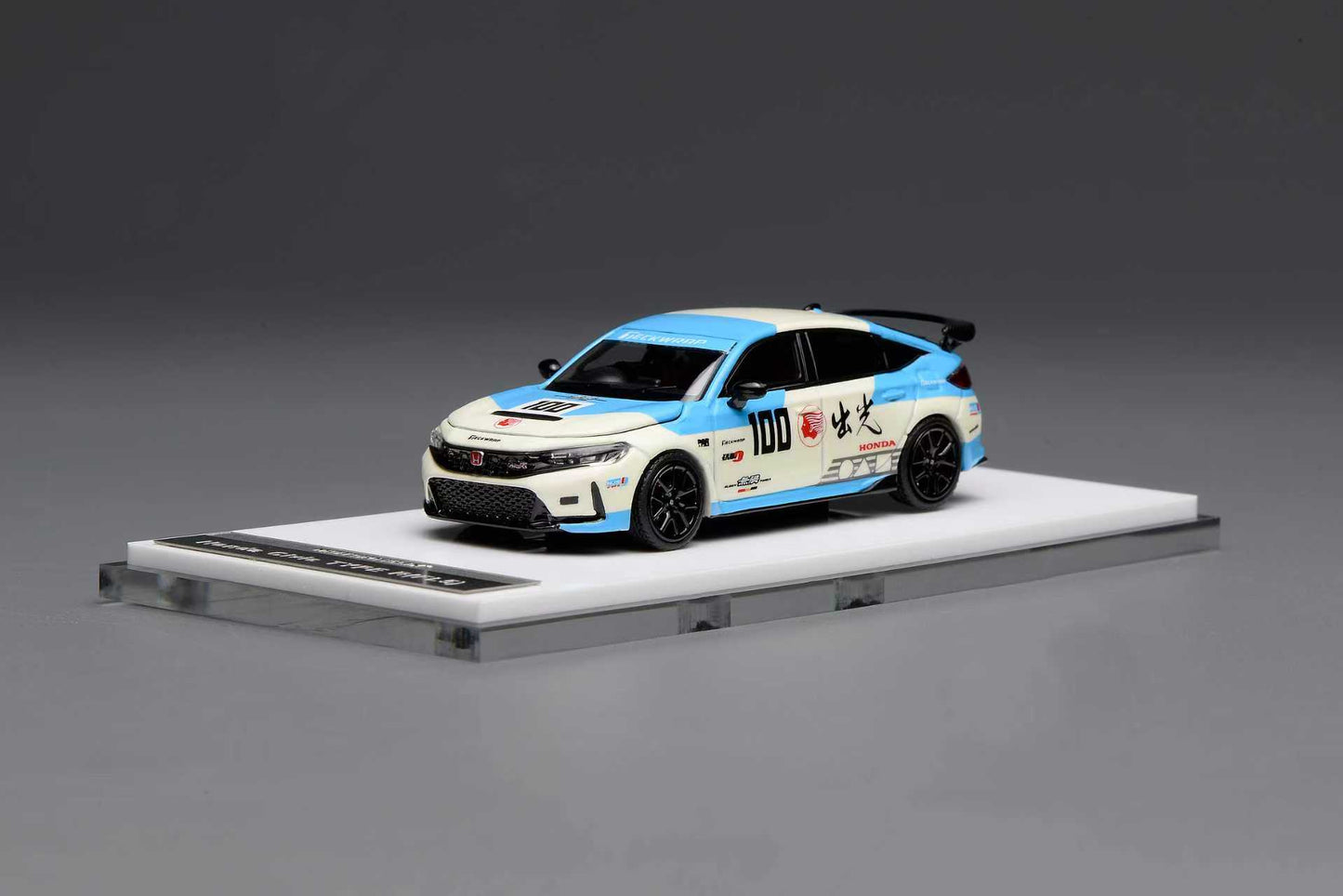 [ETA:  Apr 2026 ] Motorhelix 1/64 Honda Civic Type-R FL5 Blue Idemitsu Motion Livery