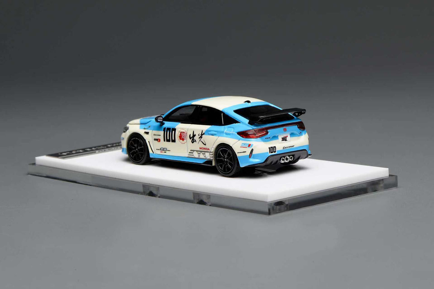 [ETA:  Apr 2026 ] Motorhelix 1/64 Honda Civic Type-R FL5 Blue Idemitsu Motion Livery