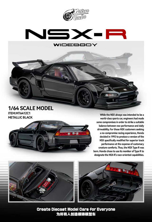 [ETA:  May 2026 ] Microturbo 1/64 NSX-R NA1 Type R Pian Black