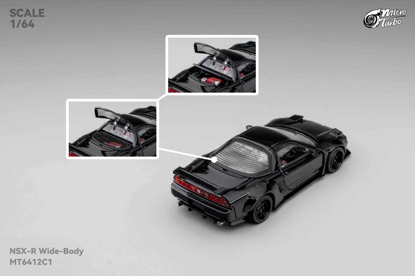 [ETA:  May 2026 ] Microturbo 1/64 NSX-R NA1 Type R Pian Black