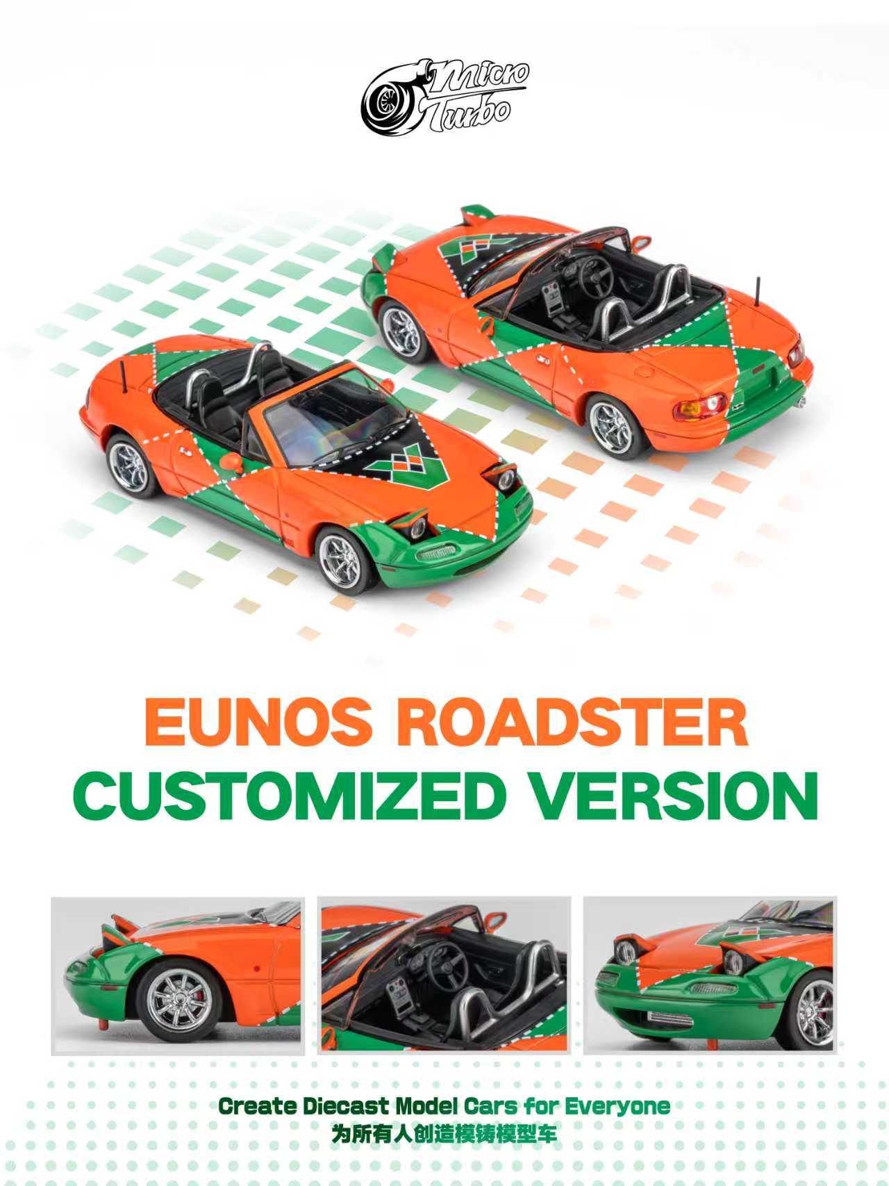 ETA: May 2026 ] Microturbo 1/64 MX-5 Eunos Roadster (NA/Miata