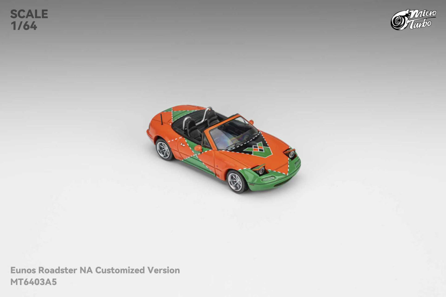 [ETA:  May 2026 ] Microturbo 1/64 MX-5 Eunos Roadster (NA/Miata) Customized Version 787B Green-Orange