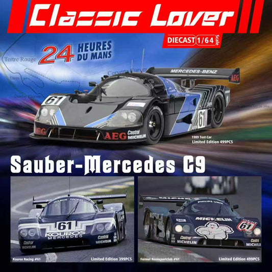 [ETA:  Aug 2026 ] Classic Lover 1/64 Sauber C9 1989