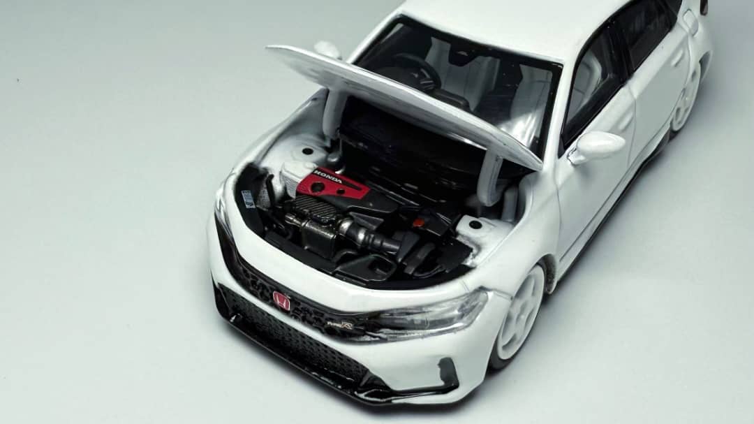 [ETA:  Jun 2026 ] Motorhelix 1/64 Honda  Civic Type-R FL5 White