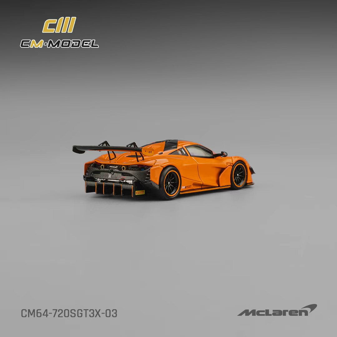 [ETA:  Jul 2026 ] CM Model 1/64 McLaren  720S GT3x Papaya Orange