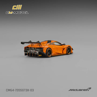 [ETA:  Jul 2026 ] CM Model 1/64 McLaren  720S GT3x Papaya Orange