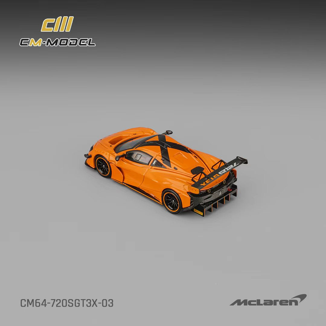 [ETA:  Jul 2026 ] CM Model 1/64 McLaren  720S GT3x Papaya Orange
