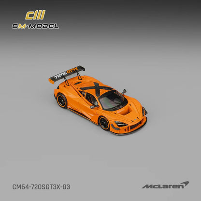 [ETA:  Jul 2026 ] CM Model 1/64 McLaren  720S GT3x Papaya Orange