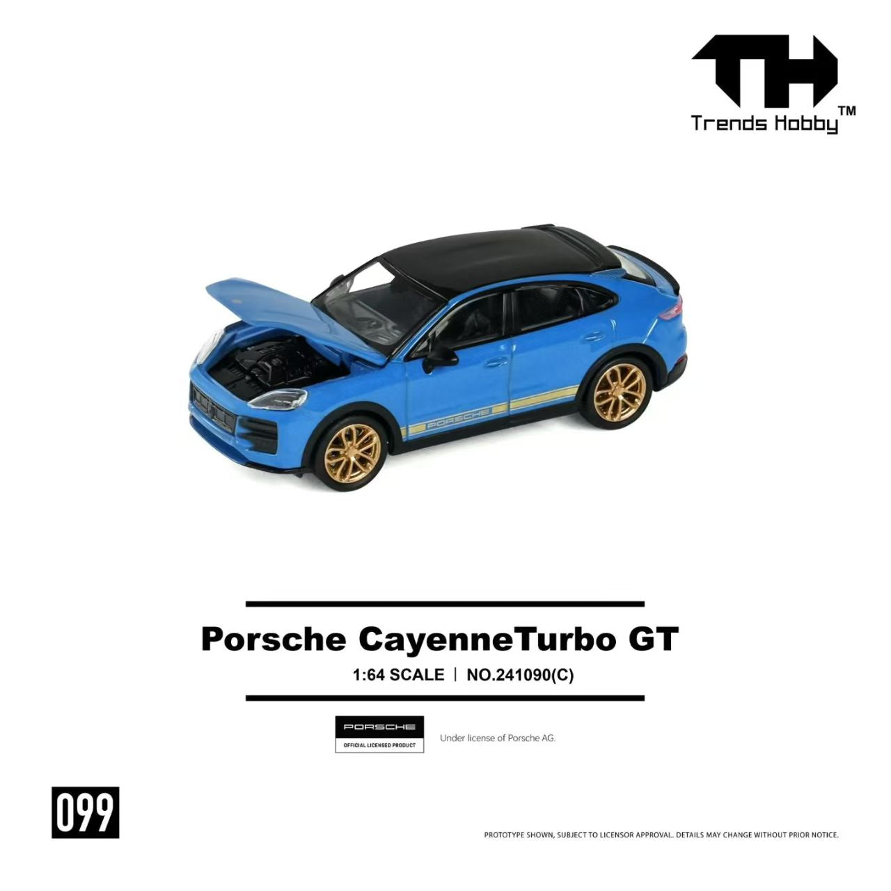 ETA: Aug 2026 ] Trend Hobby 1/64 Porsche Cayenne Turbo GT – Black