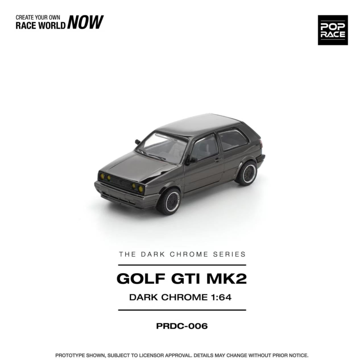 [ETA:  Nov 2025 ] Pop Race 1/64 Golf GTI Dark Chrome Series