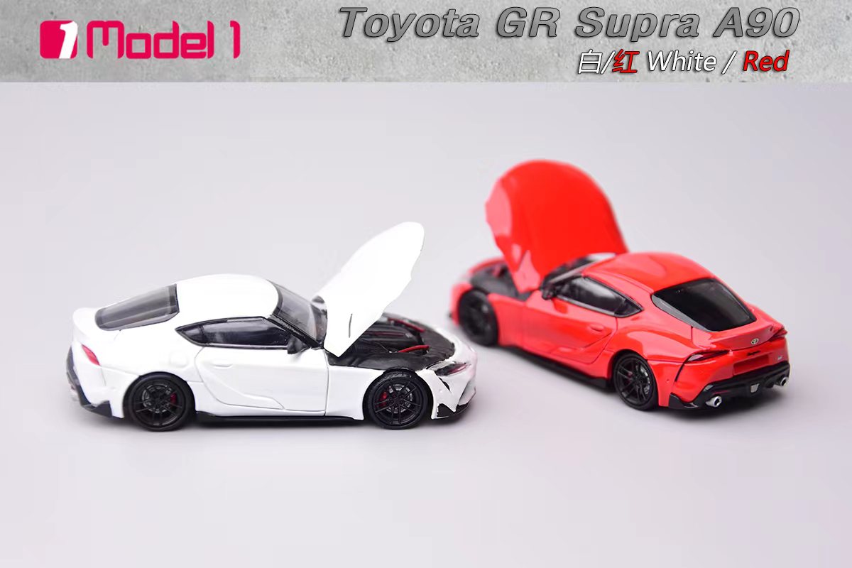 ETA: Sep 2026 ] Model One 1/64 Toyota GR Supra A90 – Black Ice Diecast
