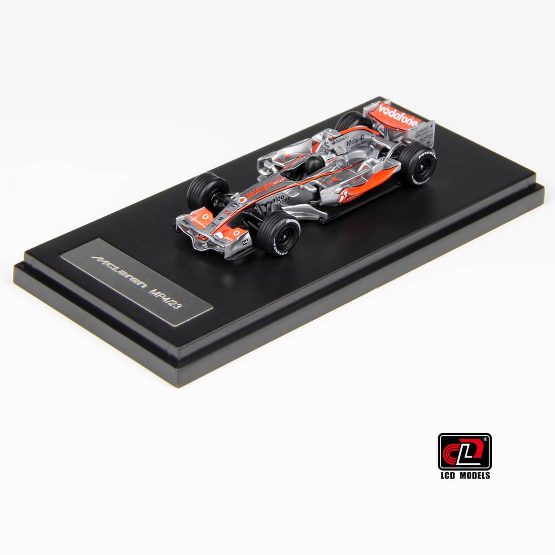 ETA: May 2026 ] LCD 1/64 McLaren MP4-23 Silver – Black Ice Diecast